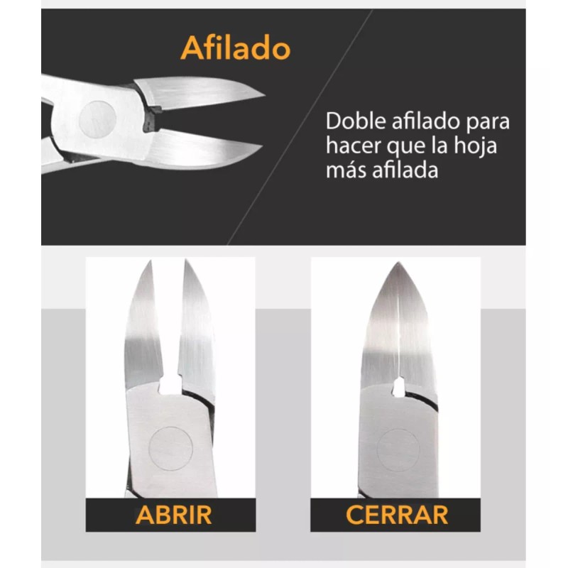Xiaoya Alicate De Acero Inoxidable Para Pedicura Con Capucha