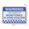 Faderr Warning Security Stickers, 8Pcs Notice Home Monitored Alarm System