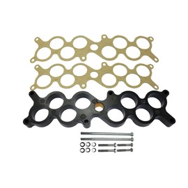 Pirate Mfg 1" Phenolic Intake Manifold Heat Spacer Kit, Compatible with Ford Mustang 5.0 GT-40, 1987-93 5.0L V8