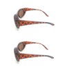 2 Pair Polarized Rhinestone Fit Over Wear Over Reading Glasses