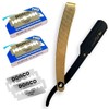 Kazakiri Premium Kaiser Gold Professional Deep Razor, Straight Leather, Main