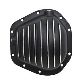 Cobra-Tek DIFFERENTIAL COVER | Compatible with 1966-UP DANA 60 FRONT REAR 10 BOLT BLACK ALUMINUM