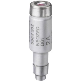 Siemens 5SE2310 NEOZED Fuse Link 400V GL, Size D01, 10A in Folding Box with TIN-Plated Contact-CAPS, White