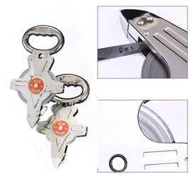 Retractable Stainless Steel Tape Measure, Metric Ruler, Construction Surveying Tool for Architects and Carpenters (50m)