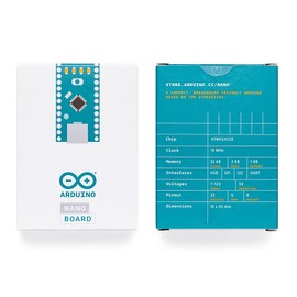Arduino Nano [A000005] - Compact ATmega328P Microcontroller with 22 Digital I/O Pins, 8 Analog Inputs, USB Connectivity, and Arduino IDE Compatibility for Prototyping and DIY Projects