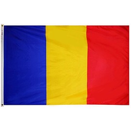 Romania - 4'x 6' Nylon World Flag