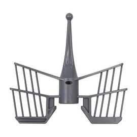 Hsthe Sea Butterfly Whisk for Thermomix TM5 TM6 TM31, Black Butterfly Mixing Blade Food Processor Replacement Kitchen Aid Mixer Accessory Parts Stirrer Bat Parts, Grey, 14.5x14x2.5 CM