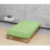 Biberna Jersey Stretch Fitted Bed Sheet, light green, 140 x