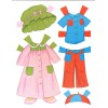 VINTAGE UNCUT 1972 MRS BEASLEY PAPER DOLL ORG SZ LASER