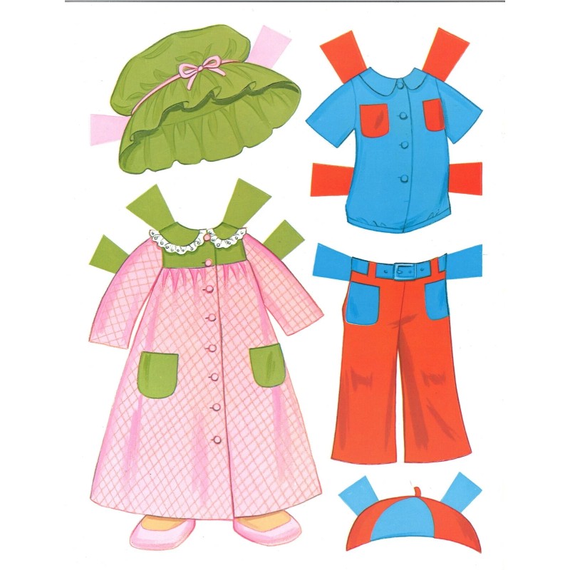 VINTAGE UNCUT 1972 MRS BEASLEY PAPER DOLL ORG SZ LASER