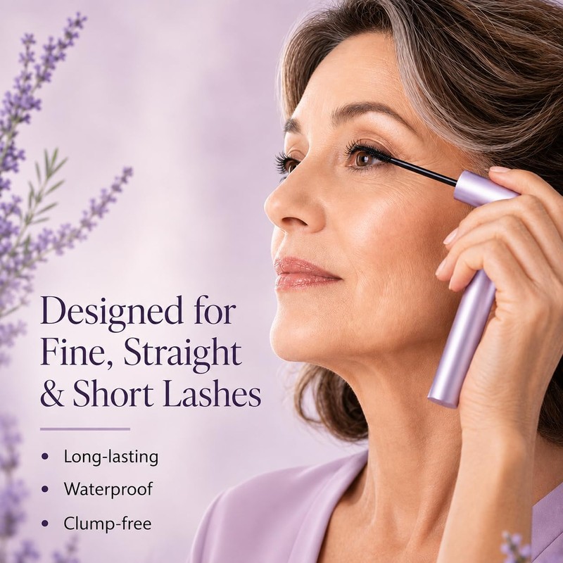 SILKSENCE Mascara for Older Women 60 plus, 1 Pack