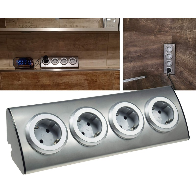 Stainless Steel Socket Strip (European), 22607