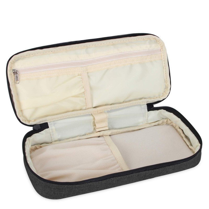 Teamoy Stethoscope Case for Stethoscope and Accessories Storage Black