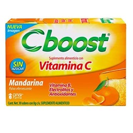 Cboost - C-Boost Vitamina C Polvo Efervescente Mandarina 8G-30 Sobres