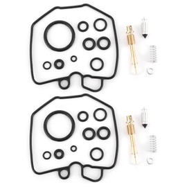 2 Sets Motorcycle Overhaul Carburetor Rebuild Kit Fit for Honda CX650C CUSTOM 1983