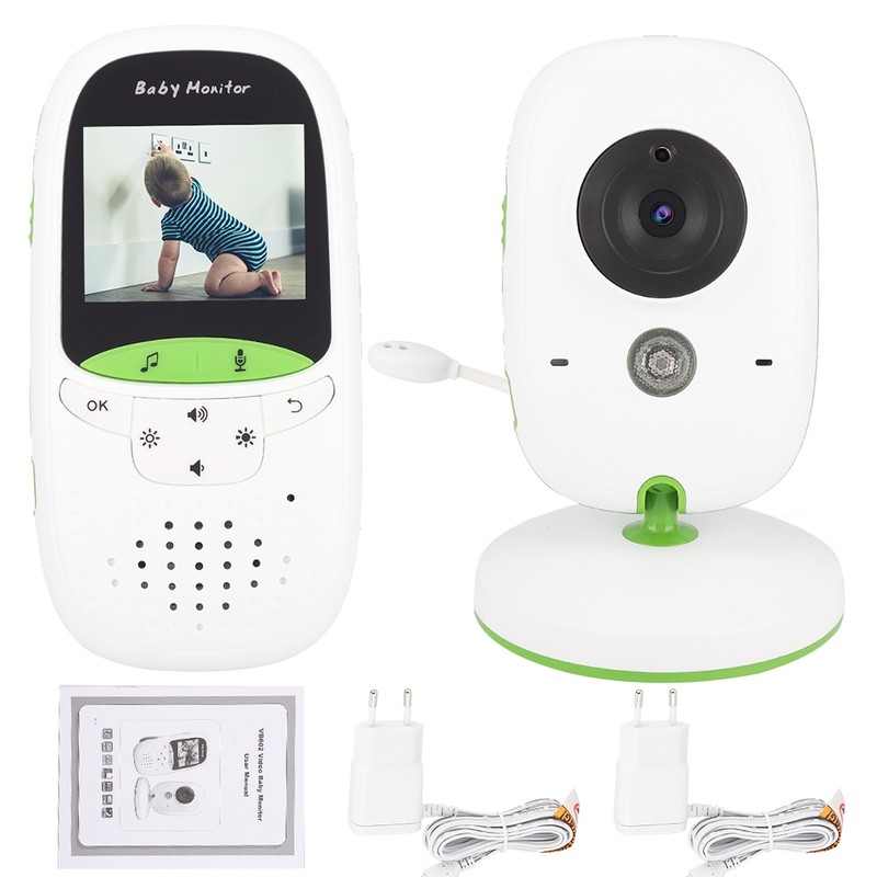 Wireless 2 inch LCD Screen Baby Monitor Camera Audio Video