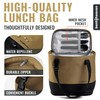 Bentoheaven Insulated Lunch Tote for Work - Durable Materials, Variable
