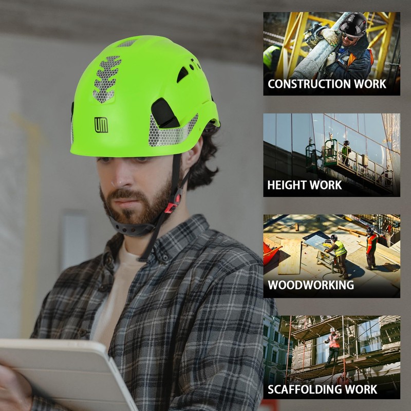 UM ULTRAMAXX Safety Helmet Hard Hat, ANSI Z89.1 Approved Lightweight