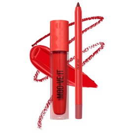 Beauty Creations Dúo de Labios Availabilippy Lip Kits Labial y Lapiz Varios Tonos (MOO-VE IT)