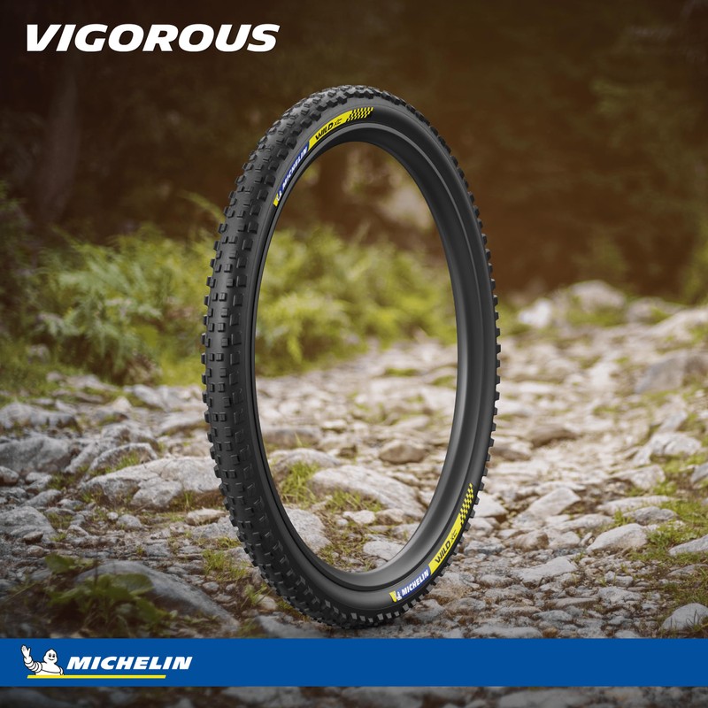 MICHELIN TYRE WILD XC RACING LINE 29x2.25 TS TLR, Black