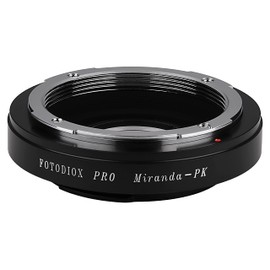 Fotodiox Pro Lens Mount Adapter, for Miranda Lens to Pentax K-Mount (PK) DSLR Cameras