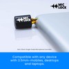 Mic-Lock Mini 3.5mm for Headphone Port - Microphone Audio and
