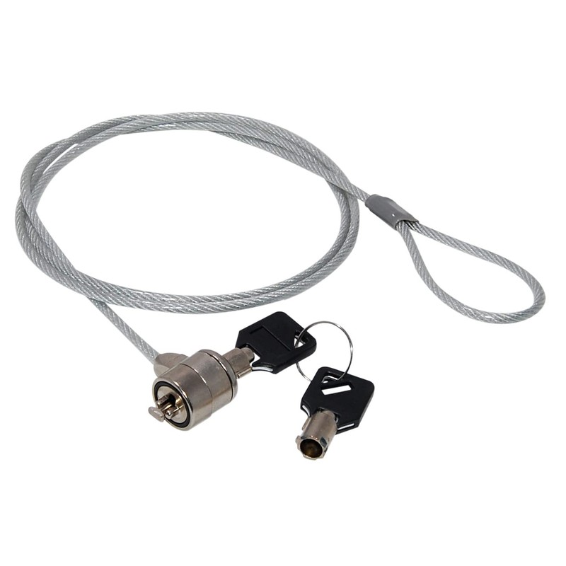JacobsParts Laptop Notebook Anti-Theft Security Cable Chain Lock with Keys