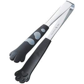 田辺金具 卓上トング きゃっちだにゃん たま 黒