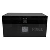 Acrylic Cigar Humidor Case/Box with Digital Hygrometer - Black Color