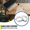 5Pcs 50mm (2 Inch) Cable Hole Cover, ABS Desk Grommet,