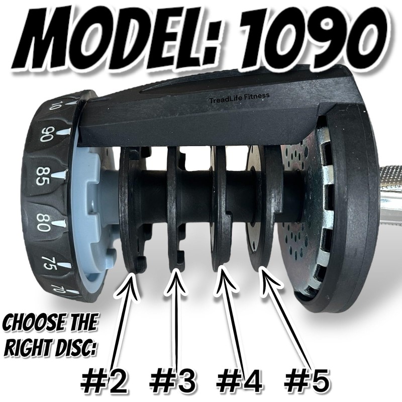 1090 Model Disc - Replacement for Bowflex Model 1090 SelectTech