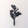 Fyne-Finds Metal Grey Rustic Wall Door Hook Clothes Coat Hat