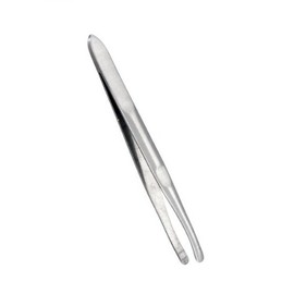 Yimart® Silver Stainless Steel Round Tip Eyebrow Hair Tweezer Makeup Cosmetic Tool