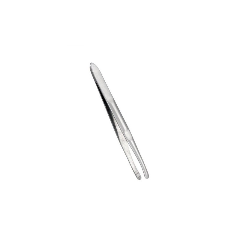 Yimart® Silver Stainless Steel Round Tip Eyebrow Hair Tweezer Makeup