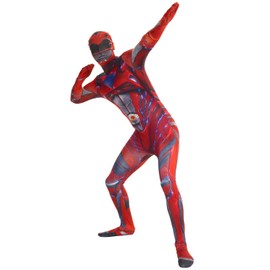 Morphsuits Men's Mlprmdrel Adult Sized Costume, Red Deluxe, L UK