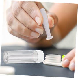 Healeved Estuche Pequeños Contacto para 3 Aplicadores de Silicona de Lentes en Pp Reutilizables, para Extracción Fácil y Uso Viaje