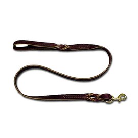 OmniPet Leather Brothers 6-Feet x 1-Inch Twisted Latigo Dog Lead, Large, Burgundy