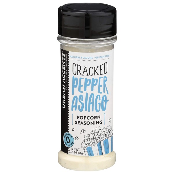URBAN ACCENTS Popcorn Spice Asiago and Pepper, 2.25 OZ