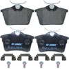 WAGNER Balatas Semimetálicas Traseras Compatible con PEUGEOT PARTNER de 2013