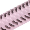 FANXITON Half Lashes Natural Look Wispy 10 Pairs Cat Eye
