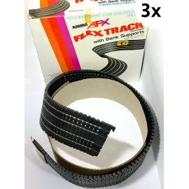 Aurora AFX 3 1979 AURORA AFX HO Slot Car 36 inch Flex Track Original Box
