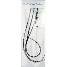 Auburn Naturals 3 Feather Hair Extensions 22-28 cm with Rings/Loops