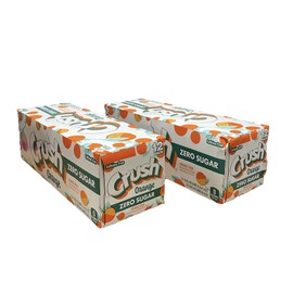 Crush Soda Munchie Box Reserve - Stocked for your Pleasure - Cans or Bottles (Orange Zero Pack of (24) 12 Oz Cans)