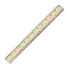 Westcott School Ruler with 16ths and Metric, 12-Inch (10377)