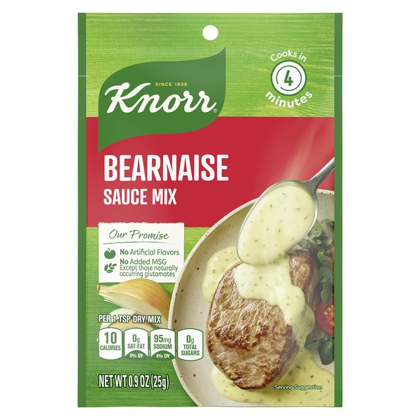 Knorr Sauce Mix Sauces For Simple Meals and Sides Bearnaise No Artificial Flavors, No Added MSG 0.9 oz, Pack of 24