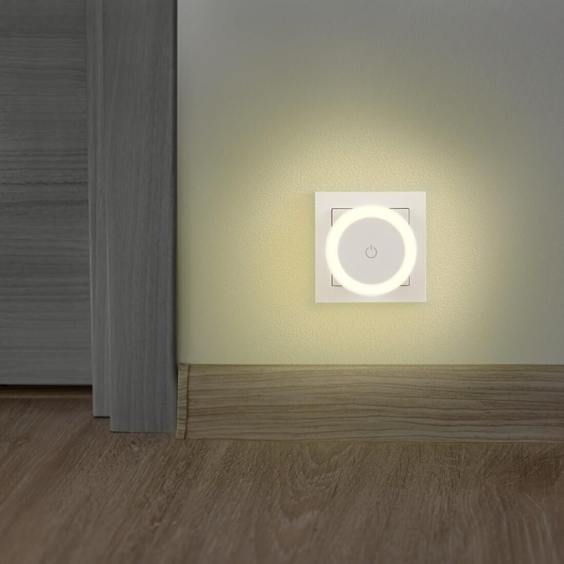 Hama LED Night Light "Touch Switch" for Socket, Touch Sensor,