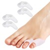 小趾サポーター 足指サポーター 足指広げる パカッと広げる 水洗い可能 簡単着脱 男女 左右兼用 （2足組）