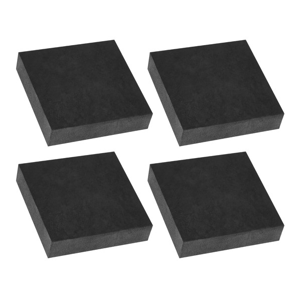 PATIKIL Rubber Solid Anti-Vibration Pads, 4 Pcs 80mm x 20mm