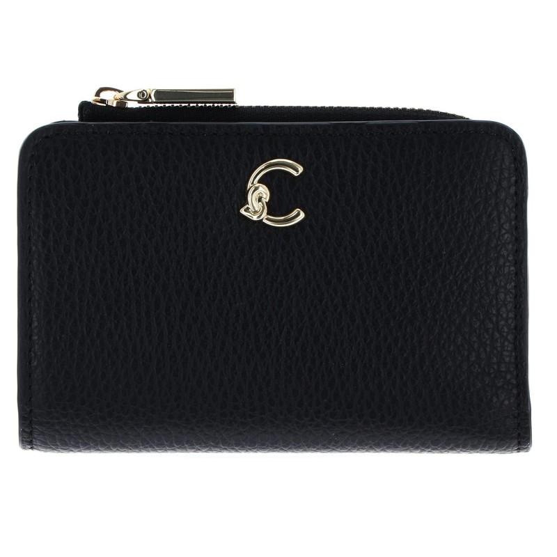 Coccinelle ME, black, flap wallet