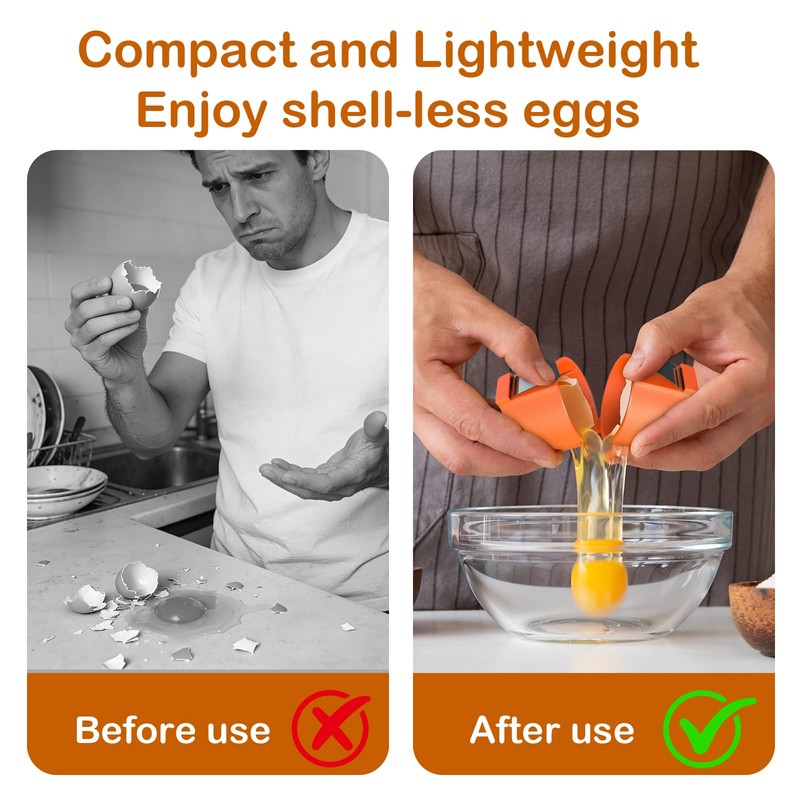 2026 New Upgrade Egg Cracker, Silicone Egg Shell Opener Suitable
